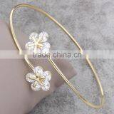 Adjustable Wire Bangle Bracelet Wholesale Fashion Zinc Alloy Bangle Brand Bangle thumbnail-1