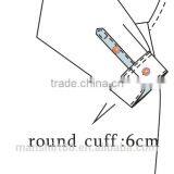 Custom Model Long Sleeve Turn up Collar Bespoke Man Shirt thumbnail-3