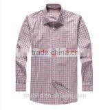 China Direct Factory Customise 100% Cotton Check Pattern Latest Formal Shirt Designs for Men thumbnail-1