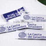 Customized Garment Shoe Labels/woven Labels/printed Clothing Label/embroidered Tag End Fold WEF-001 thumbnail-1