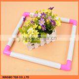 High Quality PVC Colorful Embroidery Hoop, Plastic Hoop For Embroidery, Textile Round Hoop thumbnail-1