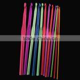 Wholesale 12pcs 2.0-8.0mm Crochet Needle Crochet Hook Aluminium Crochet Hook Set