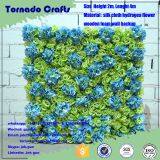 2017 Zhen Xin qi Crafts Artificial Silk Flower Wall for Wedding Backdrop Decoration thumbnail-2