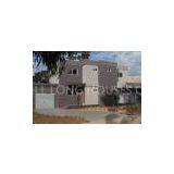 8 Modules Prefab Container Villas Folding Steel Frame Heat / Cold-Insulated