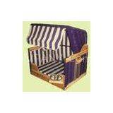 Small Strong Comfortable Roofed Wicker Beach Chair & Strandkorb For Pet thumbnail-1