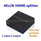 2 ports 4Kx2K HDMI splitter 1x2