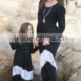Mommy and me Maxi Dresses Women Dresses Lace Maxi Dress thumbnail-4