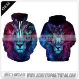 Cheap Wholesale Custom Fur Lined Fleece Hoodie Blank thumbnail-5