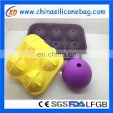 Ice Cube Tray/customized Silicone Ice Round Ball Trays
