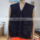 Custom Camping Hunting Multi Pocket Travel Fishing Vest