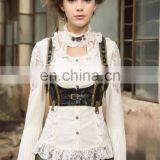Steampunk Soft Blouse With Choker Look Collar thumbnail-4