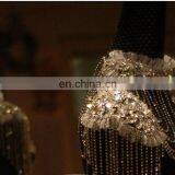 High Quality Stunning Shining Crystal Wrap For Bride High Neckline Shoulder Shawl thumbnail-3