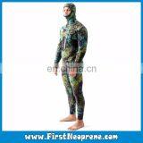 Army Green Camo Printing 3.5mm Neoprene CR Spearfishing Wetsuits For Underwater Hunting thumbnail-3