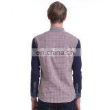 T-MSS542 Splice Design Plaid Latest Shirts for Men Pictures thumbnail-3