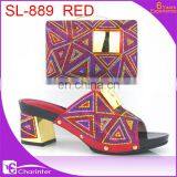 Italian Shoes and Matching Clutch Bag Ladies Shoes With Stones thumbnail-6