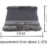 Men Wool Feeling Scarf Caps Balaclava Mask Gorras Bonnet Knitted Hat thumbnail-6