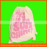 Wholesale Digital Drawstring Canvas Bag thumbnail-1