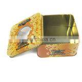 Popular perfume watch tin box with window