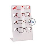 Customized Countertop White Acrylic Sunglasses Display Rack