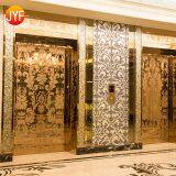 JYFM022 0.3-6mm Cheap Stamped Double Ti-gold Color Stainless Steel Decorative Sheets thumbnail-1