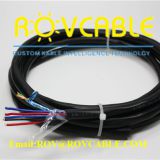 Polyurethane sheathed cable with kevlar braid shielded sewer robot cable
