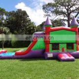 Tropical Themed Inflatable Bounce House Water Slide Child Jumping Bouncy Castle Combo thumbnail-2