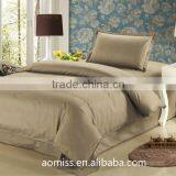 Luxury 400 Thread Count Cotton Multi Color Solid Sateen Bedding Set thumbnail-1