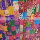 Jaipuri Kantha Quilt Patchwor Throws,Ralli,Gudari Handmade Tapestery Queen Patola Bedspreads thumbnail-2