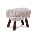 Modern Upholstery Stool,Fabric Covered Stool,Wood Stool thumbnail-1