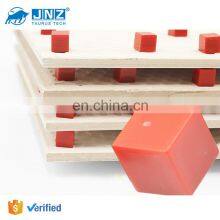 JNZ Повторно используемые аксессуары для плитки Красно-черный кубический регулятор высоты плитки Инструмент Твердый клейкий коврик из резины