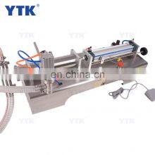 YTK-G1WY Pneumatic100-1000ML Single Head Drink Juice Liquid Filling Machine For Beverage thumbnail-2