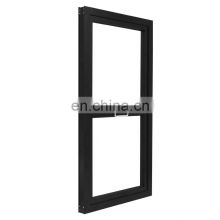 Foshan Fold Up Windows Inward Vertical Folding Black Aluminium Window