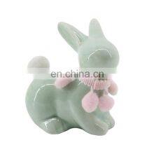 Nordic Home Decor Ceramic Rabbit Shape Ornaments Show Pieces for Decoration thumbnail-3