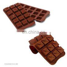 Food Grade Handmade 15 Holes Square Chocolate Biscuit Silicone Mold thumbnail-3