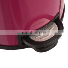 Hot Selling Stainless Steel Round Pedal Bin Plastic Thin Lid Powder Coating Trash Can thumbnail-5