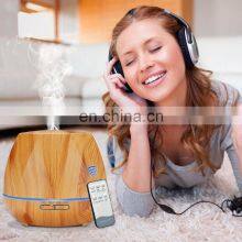 2021 Ultrasonic Wood Grain Air Humidifier With Remote Control