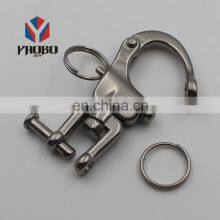 Sailing Boat Stainless Steel Quick Release Captive Pin Jaw Eye Shackle Bail Rigging Clip Clevis Jaw Swivel Snap Shackle thumbnail-3