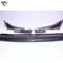 3Piece Car Front Bumper Lip Glossy Black/ Carbon Fiber Look Front Lip Spoiler Bumper Lip for T-oyota Camry 2018+ thumbnail-4