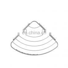 Wall Mounted Stainless Steel Storage Holders Rack Kitchen Corner Shelf Rack Bathroom Corner Rack thumbnail-3