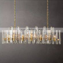 Bonnington Modern Luxury k9 Crystal Glass Linear Chandelier Hanging Hotel Restaurant Living Room Ceilings Home Decor Lighting thumbnail-2