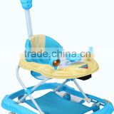 Plastic Round Toy Baby Walker With Push Bar BM1313P