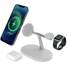 15W Magnetic Wireless Charger 3 in 1 Fast Wireless thumbnail-1