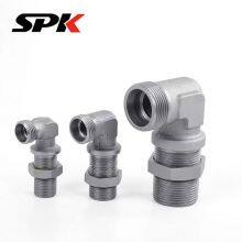 Manufacturer's In-Stock Yonghua Standard Stainless Steel 90° Bulkhead Fittings, Model 6C9, Customization Supported thumbnail-1