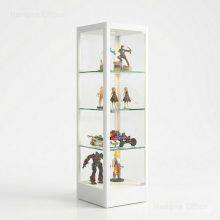 Tiny Scene Display Case for Diorama and Miniature Landscape Collection / Single-Door Glass Cabinet Ventilation Holes 5'3