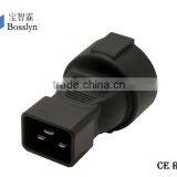 IEC 320 C20 Male to 3pin European Female Schuko Power Adapter Wa-0141