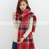 Wholesale Woman Plaid Cashmere Pashmina Scarf And Shawl thumbnail-3