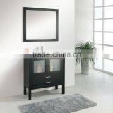 Black Floor Stand Wooden Bathroom Furniture X068 thumbnail-2