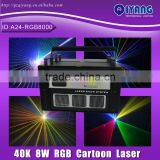 8W 40K Rgb Animation Cheap dj Disco Laser Lights thumbnail-1