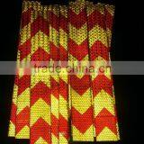 Reflective Direction Tape Black and Yellow Reflective Warning Tape 50mm*45.7m Quality Choice thumbnail-3