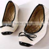 Brand New Flat Ladies Shoes Ladies Rubber Soles Flat Shoes With High Quality XT-DA0905 thumbnail-3